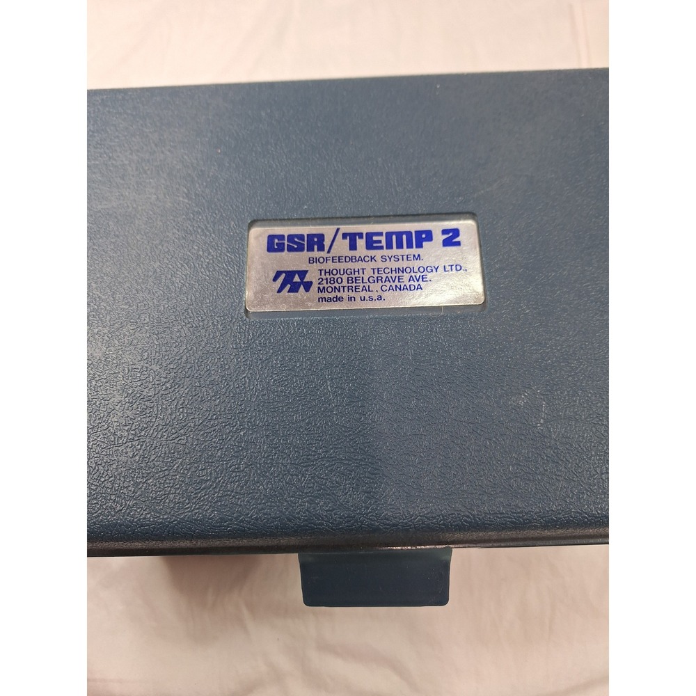 Thought Technology GSR/TEMP 2 Biofeedback Relaxation System Kit with Case GSR2